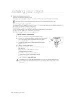 Предварительный просмотр 20 страницы Samsung DV520AEP/XAA Manual