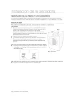 Предварительный просмотр 60 страницы Samsung DV520AEP/XAA Manual