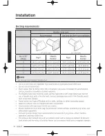 Предварительный просмотр 14 страницы Samsung DV52J8060E User Manual