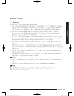 Предварительный просмотр 17 страницы Samsung DV52J8060E User Manual