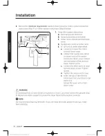 Предварительный просмотр 22 страницы Samsung DV52J8060E User Manual