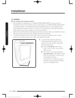 Предварительный просмотр 24 страницы Samsung DV52J8060E User Manual