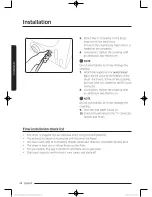 Предварительный просмотр 28 страницы Samsung DV52J8060E User Manual