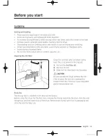 Предварительный просмотр 35 страницы Samsung DV52J8060E User Manual