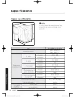 Предварительный просмотр 182 страницы Samsung DV52J8060E User Manual