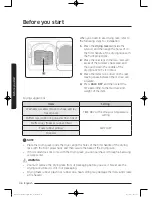 Предварительный просмотр 36 страницы Samsung DV52J8700E(G) series User Manual