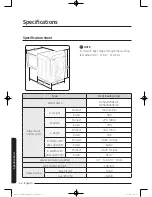 Предварительный просмотр 54 страницы Samsung DV52J8700E(G) series User Manual