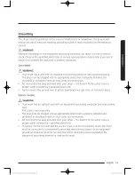 Preview for 19 page of Samsung DV52J8700E User Manual