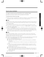 Preview for 21 page of Samsung DV52J8700E User Manual