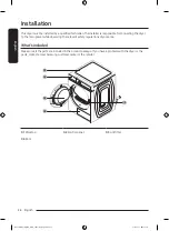 Предварительный просмотр 24 страницы Samsung DV53BB8900 Series User Manual