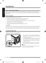 Предварительный просмотр 30 страницы Samsung DV53BB8900 Series User Manual