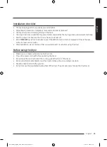 Предварительный просмотр 35 страницы Samsung DV53BB8900 Series User Manual