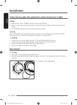 Предварительный просмотр 36 страницы Samsung DV53BB8900 Series User Manual