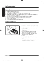 Предварительный просмотр 42 страницы Samsung DV53BB8900 Series User Manual