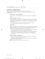 Предварительный просмотр 16 страницы Samsung DV5471A Series User Manual