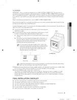 Предварительный просмотр 19 страницы Samsung DV5471A Series User Manual