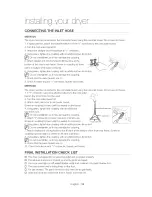 Предварительный просмотр 18 страницы Samsung DV56H9000GP User Manual