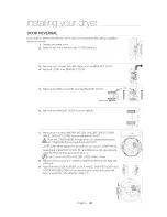 Предварительный просмотр 20 страницы Samsung DV56H9000GP User Manual