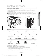 Preview for 7 page of Samsung DV56H9100E Series User Manual