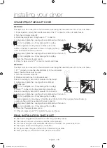 Предварительный просмотр 18 страницы Samsung DV56H9100EV/A2 User Manual