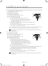 Предварительный просмотр 16 страницы Samsung DV56H9100EV User Manual