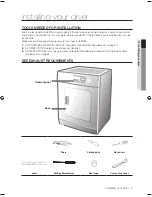 Предварительный просмотр 7 страницы Samsung DV665J Series User Manual