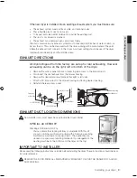 Предварительный просмотр 9 страницы Samsung DV665J Series User Manual