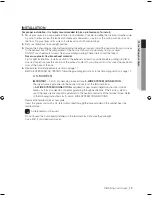 Предварительный просмотр 13 страницы Samsung DV665J Series User Manual