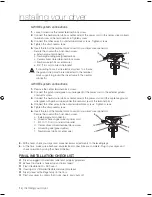 Предварительный просмотр 14 страницы Samsung DV665J Series User Manual