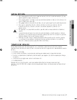 Предварительный просмотр 49 страницы Samsung DV665J Series User Manual