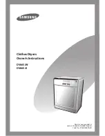 Предварительный просмотр 1 страницы Samsung DV665JS Owner'S Manual