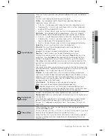 Предварительный просмотр 19 страницы Samsung DV7 Series User Manual