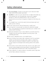 Предварительный просмотр 6 страницы Samsung DV8*M62 series User Manual