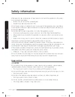 Предварительный просмотр 10 страницы Samsung DV8*M62 series User Manual