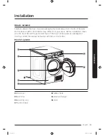 Предварительный просмотр 13 страницы Samsung DV8*M62 series User Manual