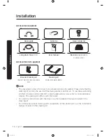 Предварительный просмотр 14 страницы Samsung DV8*M62 series User Manual