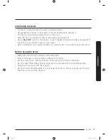 Предварительный просмотр 21 страницы Samsung DV8*M62 series User Manual