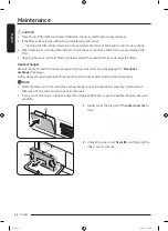 Предварительный просмотр 46 страницы Samsung DV8 T 2 Series User Manual