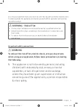 Предварительный просмотр 5 страницы Samsung DV8 TA2 Series User Manual