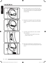 Предварительный просмотр 22 страницы Samsung DV80T5420AB User Manual