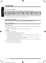 Предварительный просмотр 18 страницы Samsung DV9 BB5245 Series User Manual