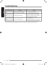 Предварительный просмотр 52 страницы Samsung DV9 BB5245 Series User Manual