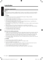 Предварительный просмотр 16 страницы Samsung DV9 BB74 Series User Manual