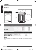 Предварительный просмотр 56 страницы Samsung DV9 BB9445 Series User Manual