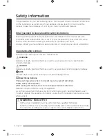 Предварительный просмотр 4 страницы Samsung DV9*K60 series User Manual