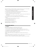 Предварительный просмотр 11 страницы Samsung DV9*K60 series User Manual