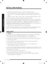 Предварительный просмотр 12 страницы Samsung DV9 M52 Series User Manual