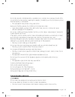 Предварительный просмотр 11 страницы Samsung DV9*M62 series User Manual