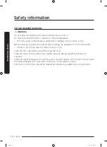 Предварительный просмотр 12 страницы Samsung DV9 N63 Series User Manual