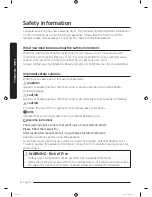 Предварительный просмотр 4 страницы Samsung DV9*N82 series User Manual